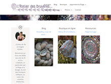 Tablet Screenshot of clairedesbruyeres.com